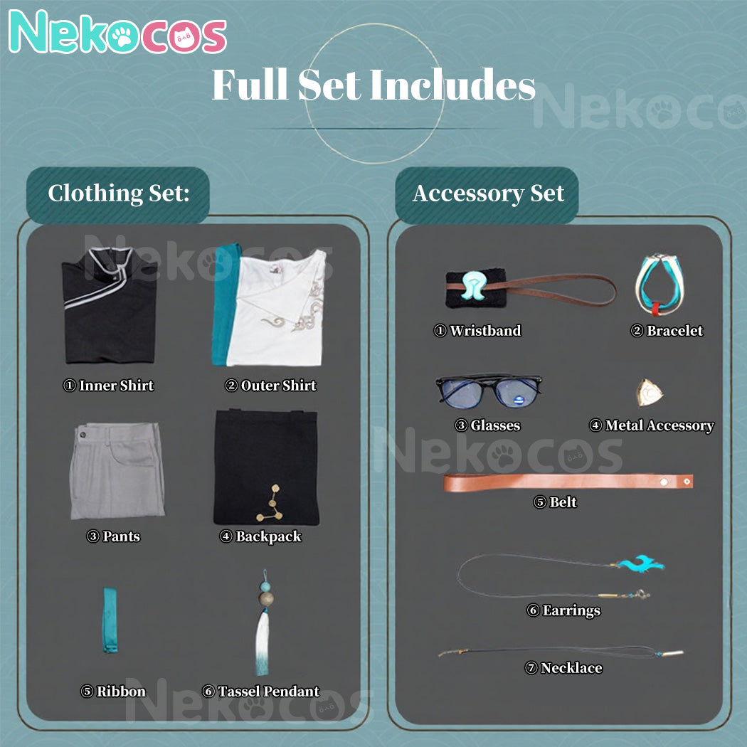 【Nekocos】Game Honkai: Star Rail Cosplay DanHeng Casual Wear Cosplay Costume | Custom-Tailor