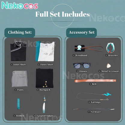 【Nekocos】Game Honkai: Star Rail Cosplay DanHeng Casual Wear Cosplay Costume | Custom-Tailor