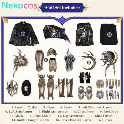 【Nekocos】Game Honkai: Star Rail Cosplay Flame Reaver Cosplay Costume Premium Edition | Custom-Tailor