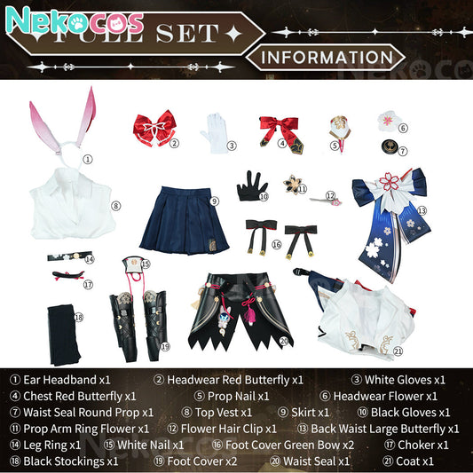 【Nekocos】Game Honkai: Star Rail Cosplay Evanescia Cosplay Costume Premium Edition | Custom-Tailor