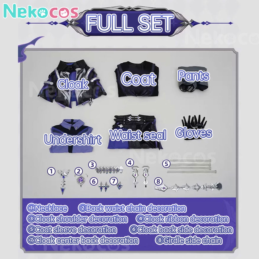 【Nekocos】Game Genshin Impact Cosplay Kyryll Chudomirovich Flins Cosplay Costume Premium Edition | Custom-Tailor