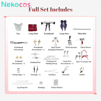 【Nekocos】Game Wuthering Waves Cosplay Hiyuki Cosplay Costume Premium Edition | Custom-Tailor