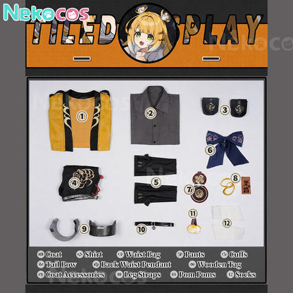 【Nekocos】Game Zenless Zone Zero Cosplay Ju Fufu Cosplay Costume Premium Edition | In Stock