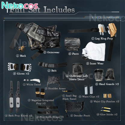 【Nekocos】Game Delta Force Cosplay Mai Xiaowen Cosplay Costume Premium Edition | Custom-Tailor