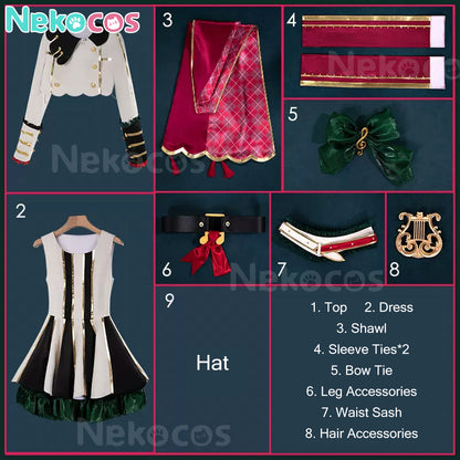 【Nekocos】Game Marche Lorraine Cosplay Costume Premium Edition | Custom-Tailor