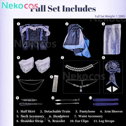 【Nekocos】Game Wuthering Waves Cosplay Mornye Cosplay Costume | Custom-Tailor