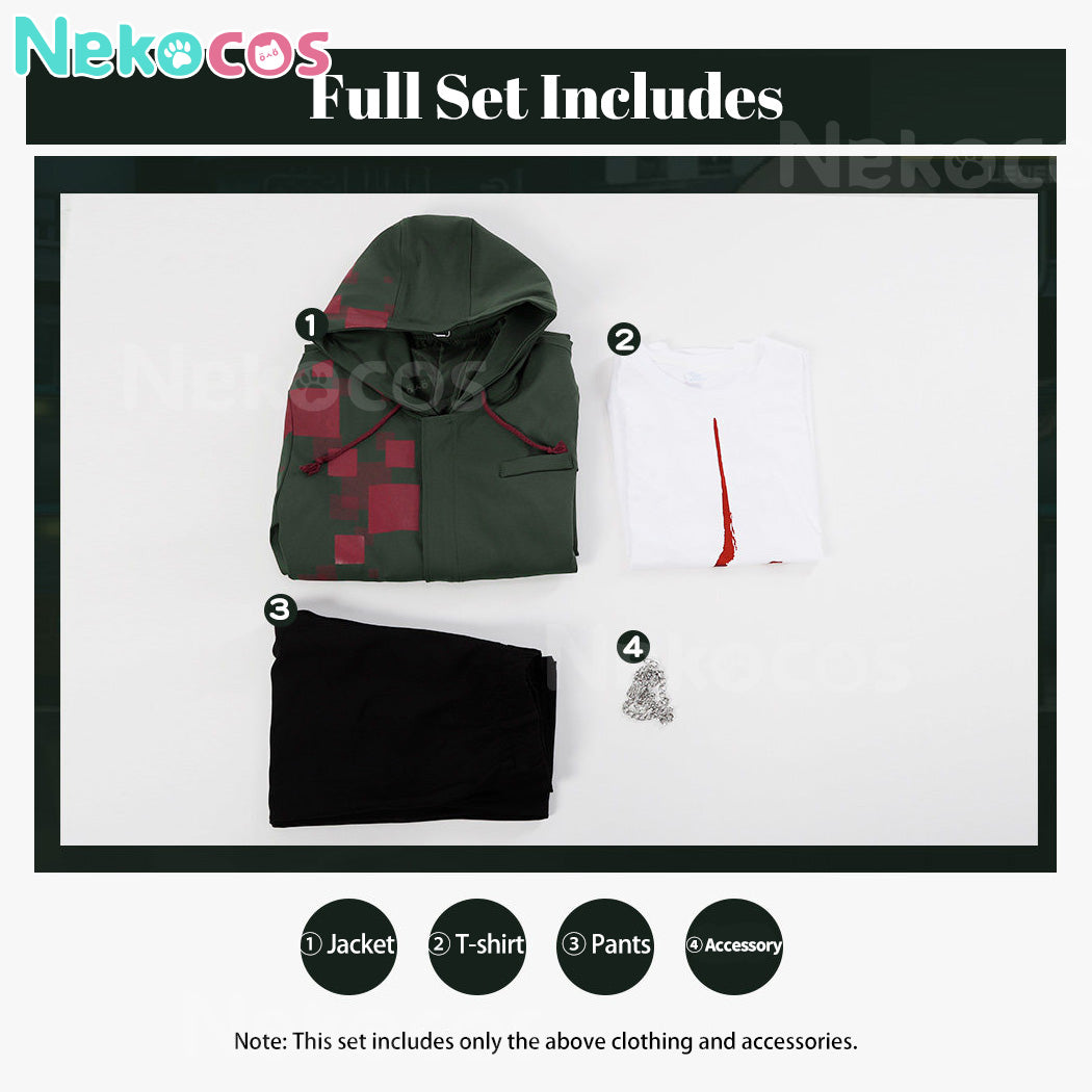 【Nekocos】Game Cosplay Nagito Komaeda Cosplay Costume | In Stock
