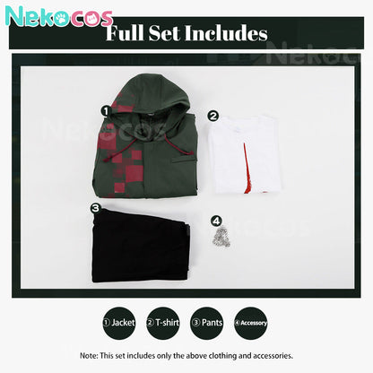 【Nekocos】Game Cosplay Nagito Komaeda Cosplay Costume | In Stock