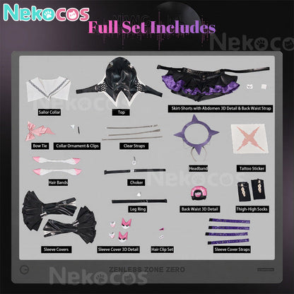 【Nekocos】Game Zenless Zone Zero Cosplay Nangong Yu Cosplay Costume Premium Edition | Custom-Tailor