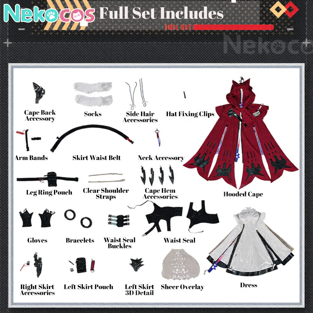【Nekocos】Game Arknights: Endfield Cosplay Rossi Cosplay Costume Premium Edition | Custom-Tailor