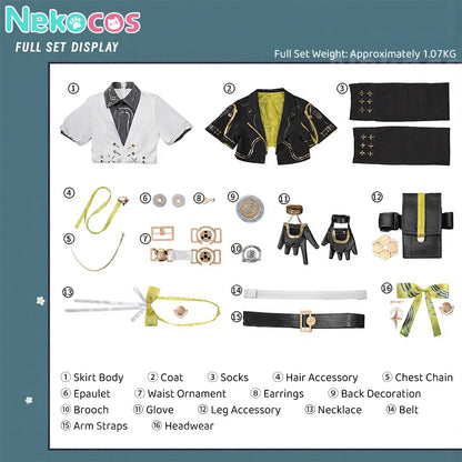 【Nekocos】Game Wuthering Waves Cosplay Female Rover New School Uniform Cosplay Costume | Custom-Tailor