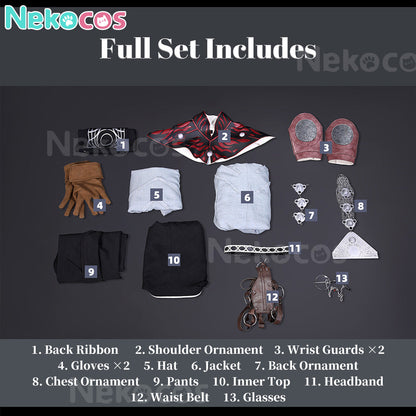 【Nekocos】Game Cosplay Scholar Costume Premium Edition | Custom-Tailor