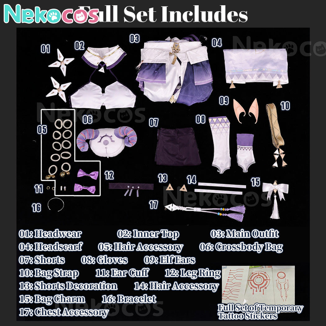 【Nekocos】Game Wuthering Waves Cosplay Sigrika Cosplay Costume | In Stock