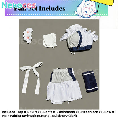 【Nekocos】Game Cosplay Tifa Swimsuit Cosplay Costume | Custom-Tailor