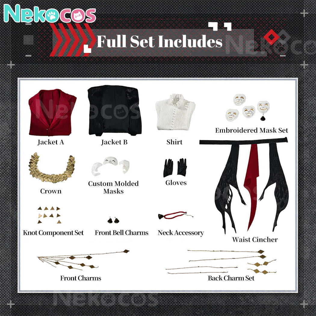【Nekocos】Game Arknights Ambience Synesthesia 2026 Cosplay Tragodia Cosplay Costume Premium Edition | Custom-Tailor