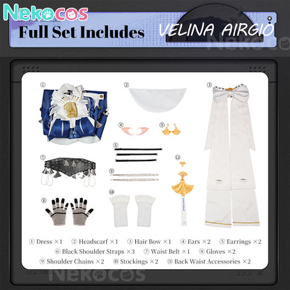 【Nekocos】Game Zenless Zone Zero Cosplay Velina Airgi Cosplay Costume Premium Edition | Custom-Tailor