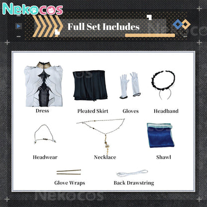 【Nekocos】Game Arknights Cosplay Virtuosa Cosplay Costume Premium Edition | Custom-Tailor