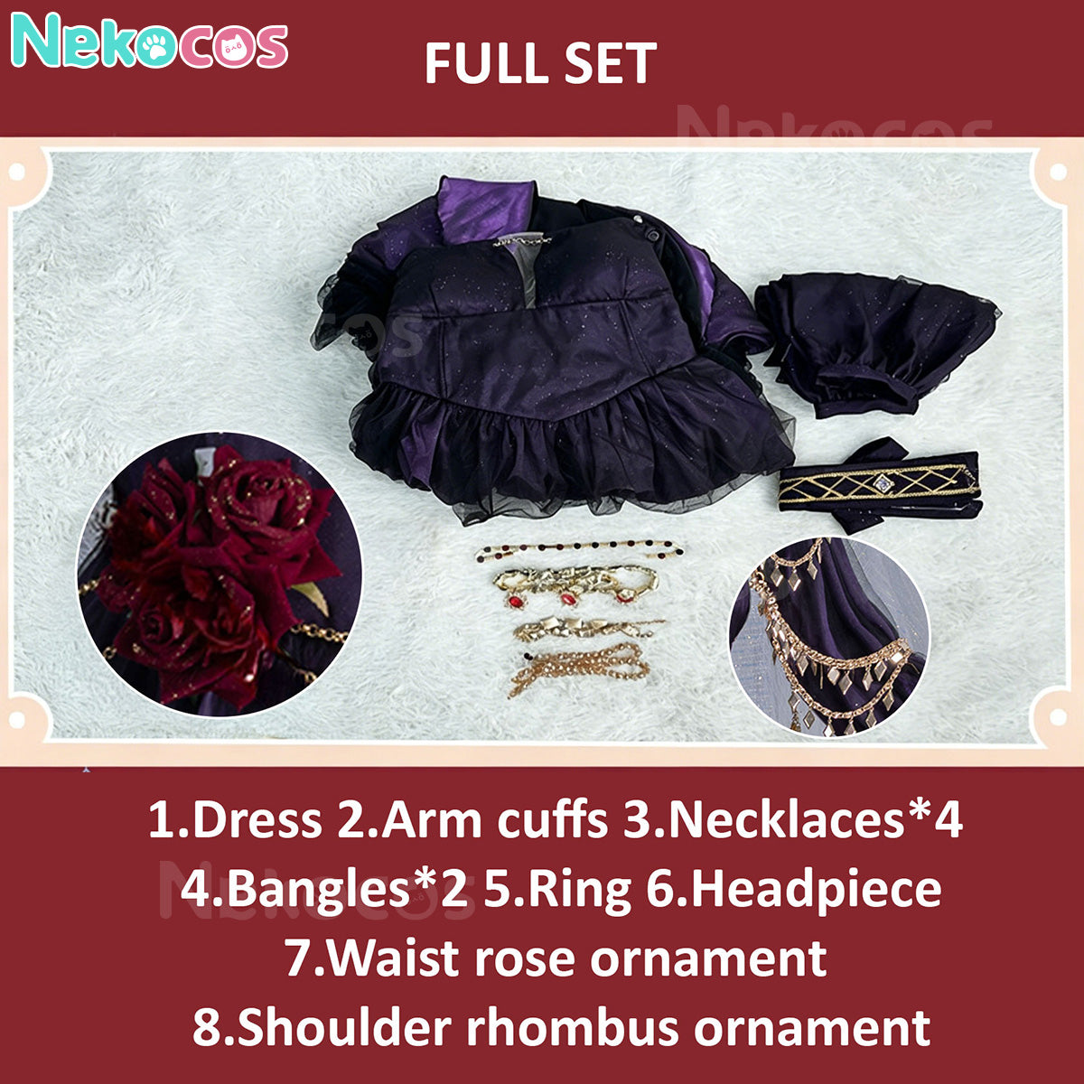 【Nekocos】Game Arknights Cosplay Surtr Cosplay Costume | Custom-Tailor