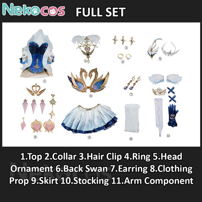 Genshin Impact Odette Spessiva Cosplay Costume | Custom TailoredCostume,Game,Genshin Impact