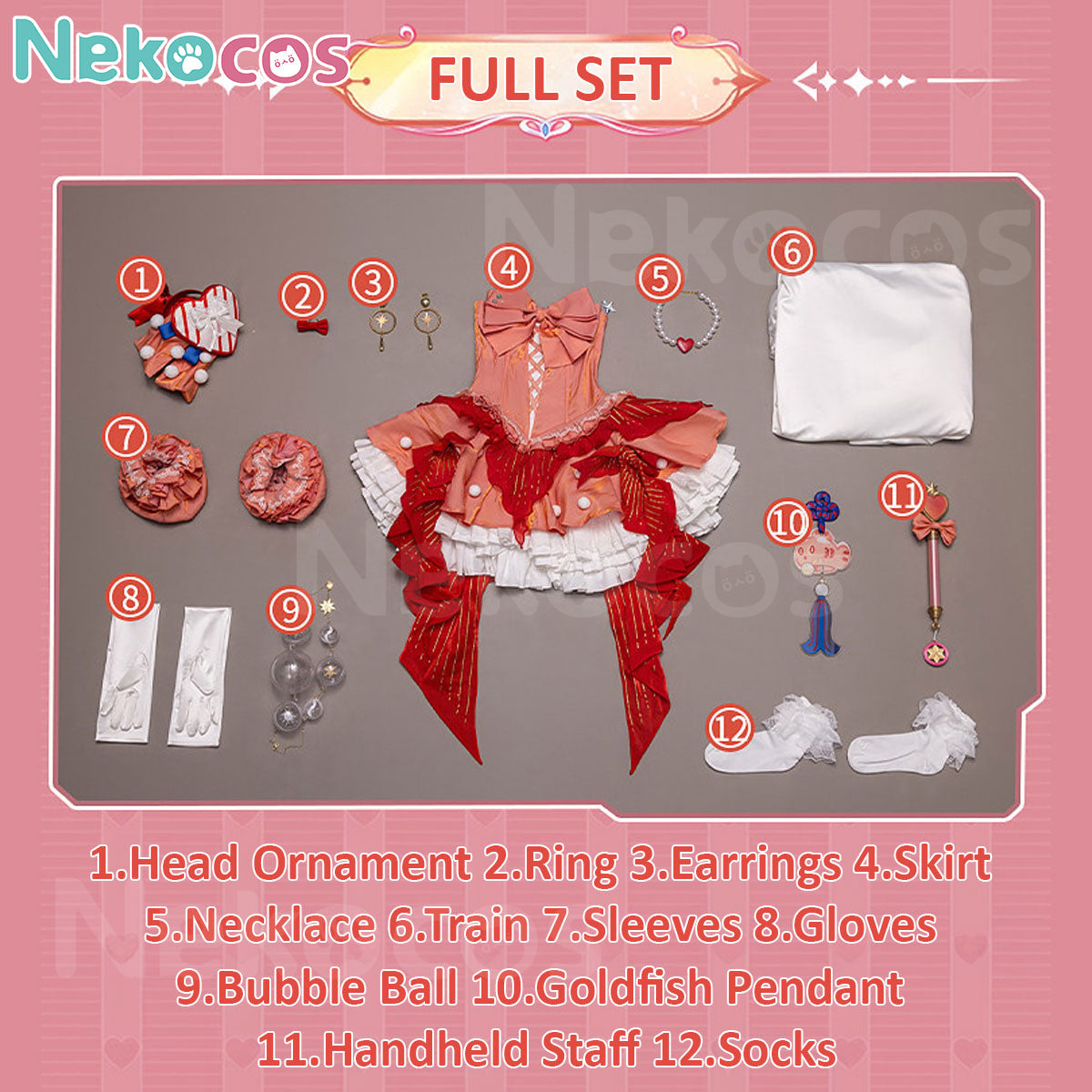 Arknights Haruka Cosplay Costume | Custom-Tailored EleganceArknights,Costume,Game