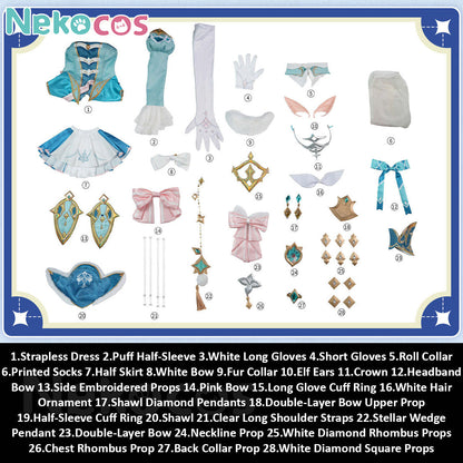 Genshin Impact Vesna Cosplay Costume - Premium Custom-TailorCostume,Game,Genshin Impact