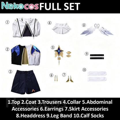 Nekocos Full Set of Game Honkai: Star Rail Kitty Series Cosplay Sunday Cosplay Costume Premium Edition | In Stock
