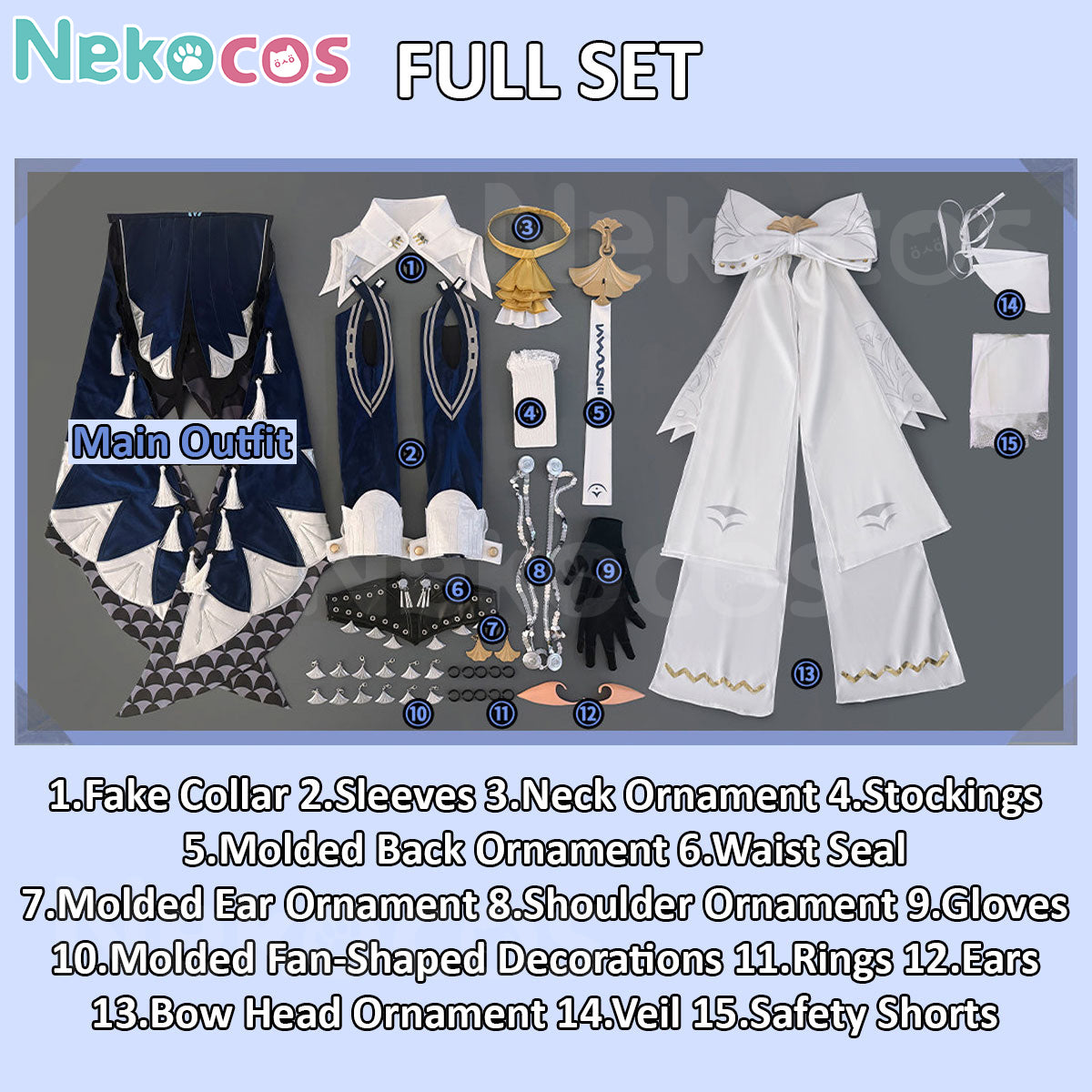 Custom Zenless Zone Zero Velina Airgid Cosplay CostumeCostume,Game,Zenless Zone Zero