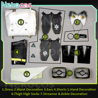 Arknights Kal'tsit Cosplay Costume - Premium Edition AvailableArknights,Costume,Game