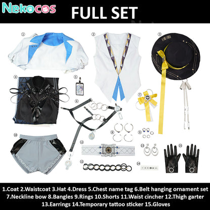 【Nekocos】Game Wuthering Waves Cosplay Lucilla Cosplay Costume | Custom-Tailor