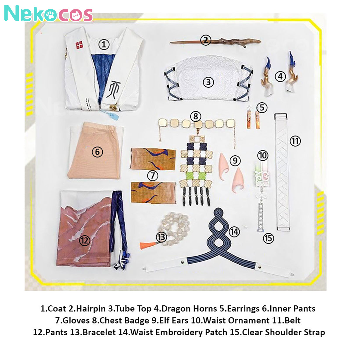 【Nekocos】Game Arknights Cosplay  Spring Feast Shu Cosplay Costume Premium Edition | Custom-Tailor