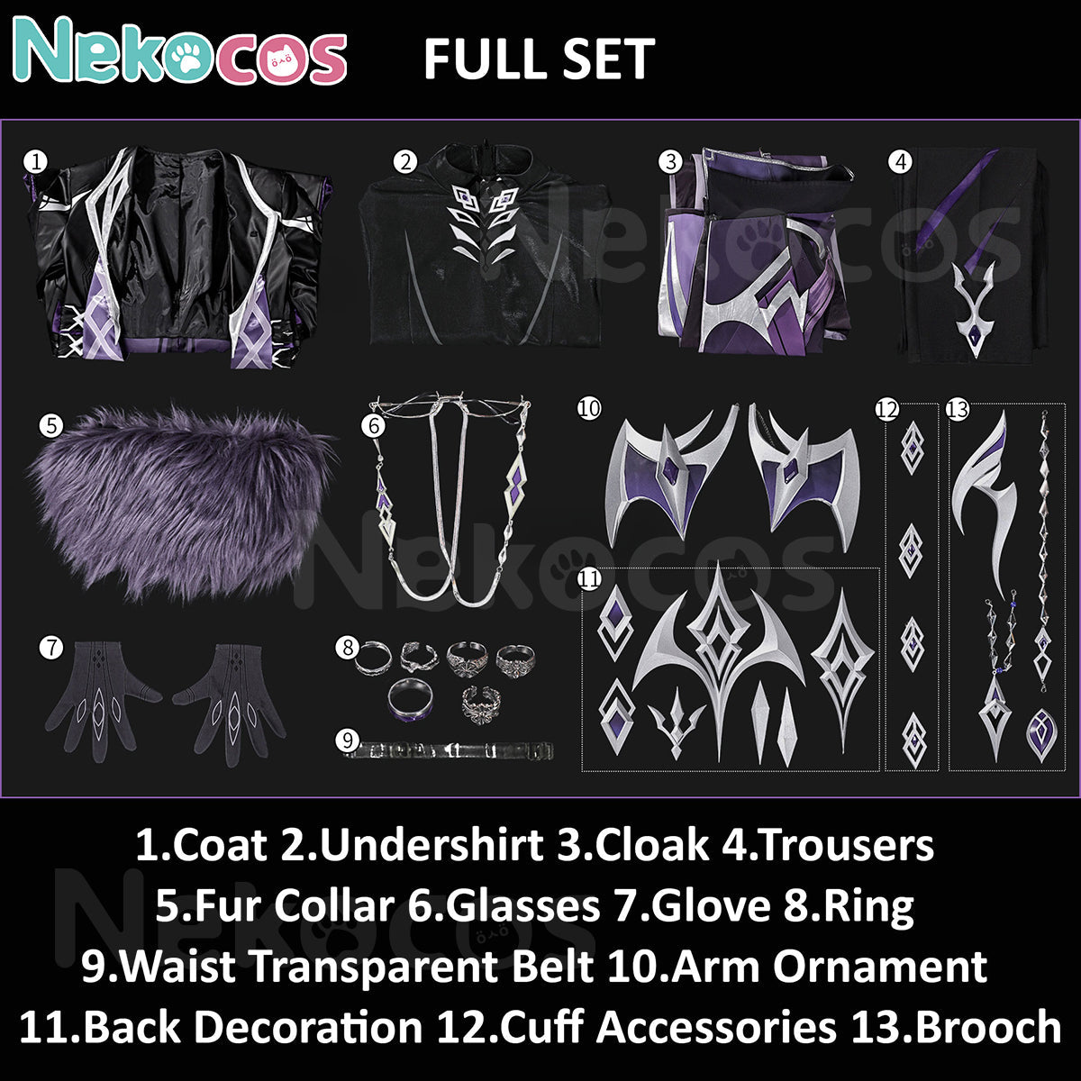 Genshin Impact Pantalone Cosplay Costume - Premium Custom-TailorCostume,Game,Genshin Impact