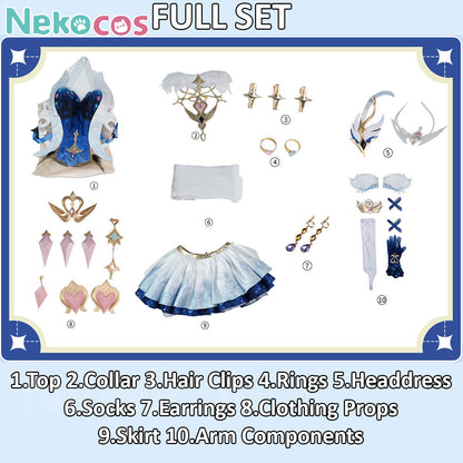 Genshin Impact Odette Spessiva Cosplay Costume - Premium EditionCostume,Game,Genshin Impact