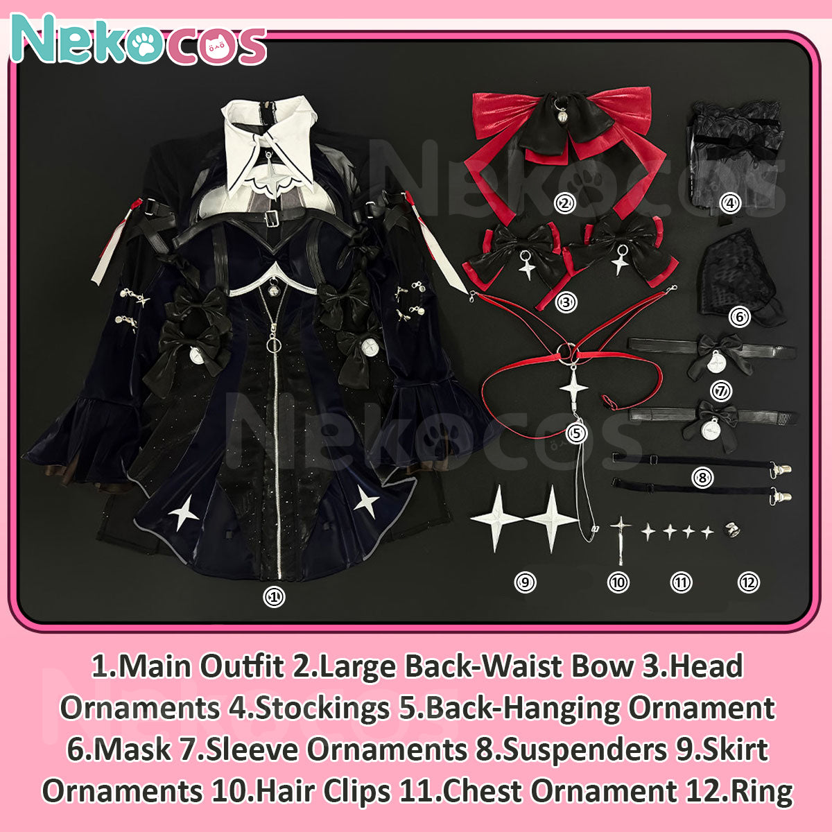Zenless Zone Zero Ramiel Cosplay Costume | Custom Tailored EleganceCostume,Game,Zenless Zone Zero