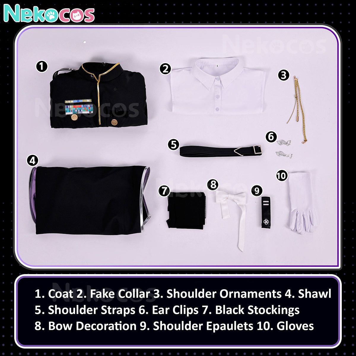 【Nekocos】Game NIKKE：The Goddess of Victory Cosplay Liliweiss Cosplay Costume | Custom-Tailor