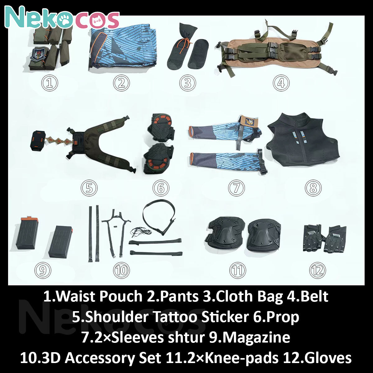 Delta Force Claire Ann Byers Cosplay Costume - Premium EditionCostume,Delta Force,Game