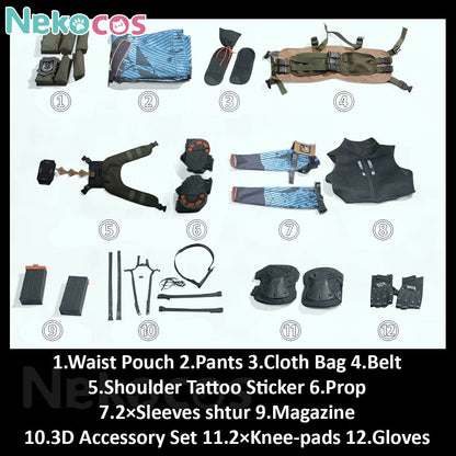 Delta Force Claire Ann Byers Cosplay Costume - Premium EditionCostume,Delta Force,Game