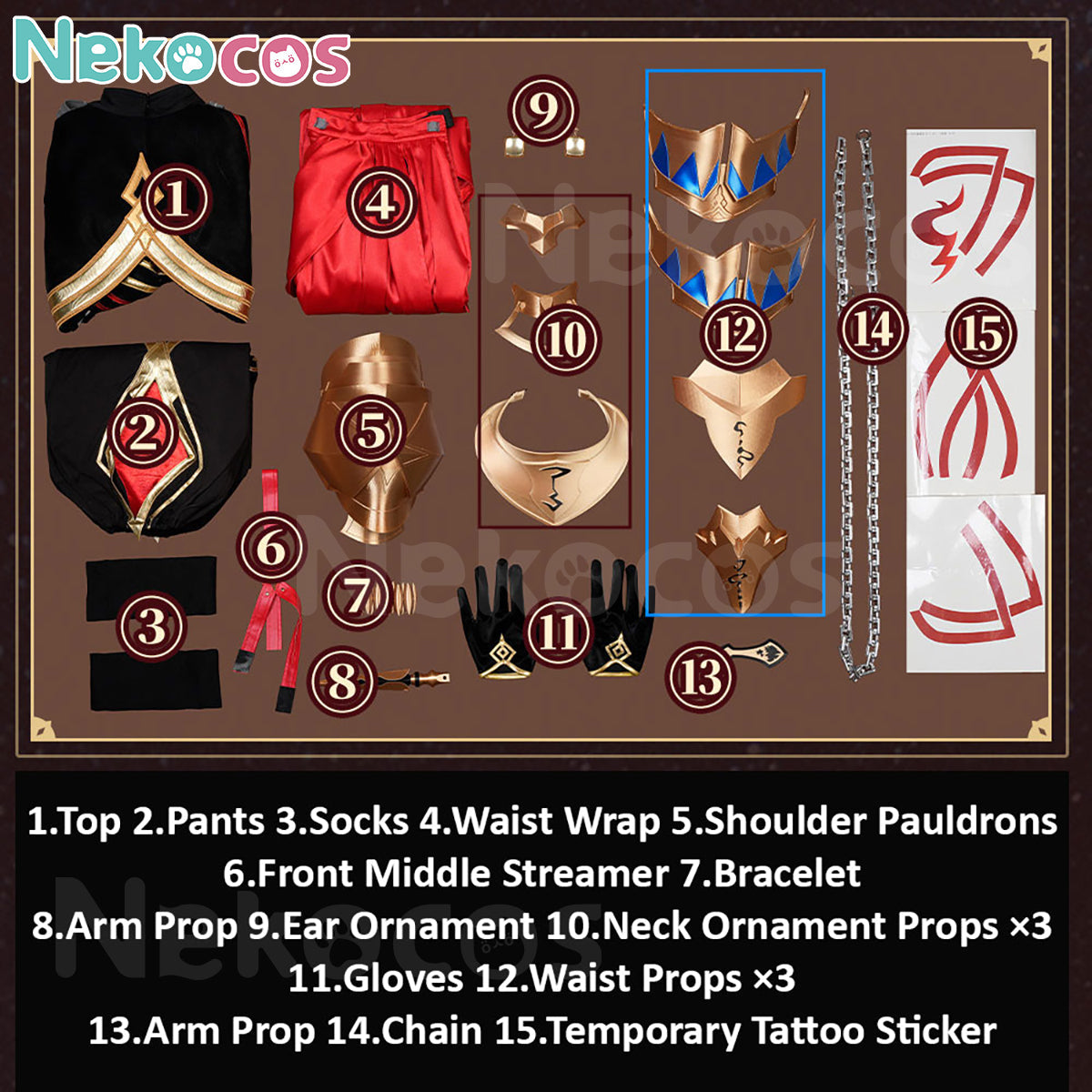 Honkai Star Rail Gilgamesh Cosplay Costume - Premium EditionCostume,Game,Honkai: Star Rail