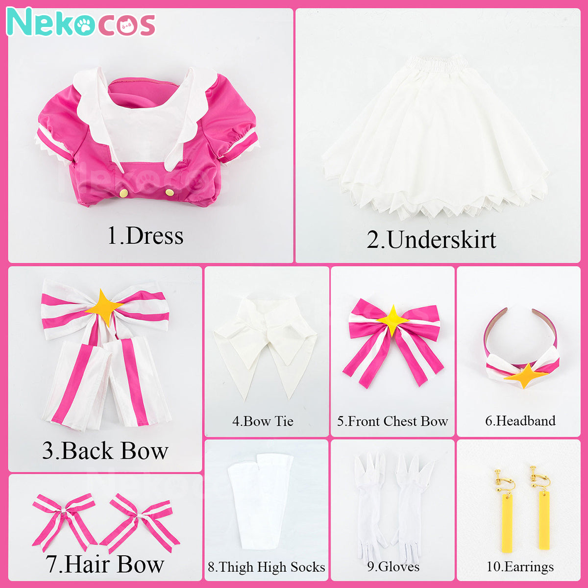 【Nekocos】Vocaloid Imasugu Rinne Miku Cosplay Costume | In Stock