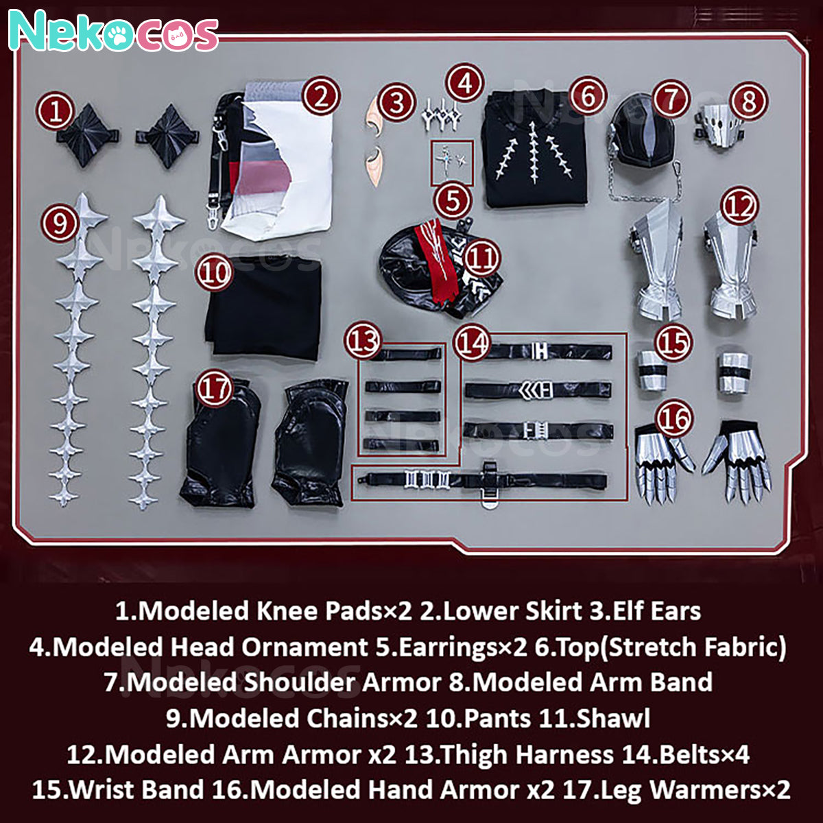 【Nekocos】Game Arknights Cosplay Zuo Le Cosplay Costume Premium Edition | Custom-Tailor
