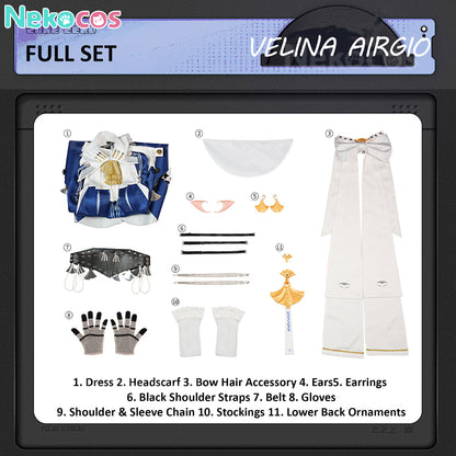 【Nekocos】Game Zenless Zone Zero Cosplay Velina Airgid Cosplay Costume | Custom-Tailor