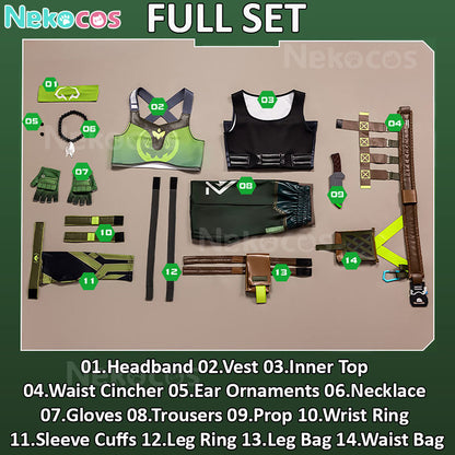 【Nekocos】Game Valorant Cosplay Skye Cosplay Costume | In Stock