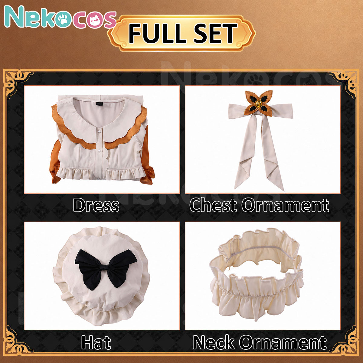 Genshin Impact Sandrone Cosplay Costume - Custom TailoredCostume,Game,Genshin Impact
