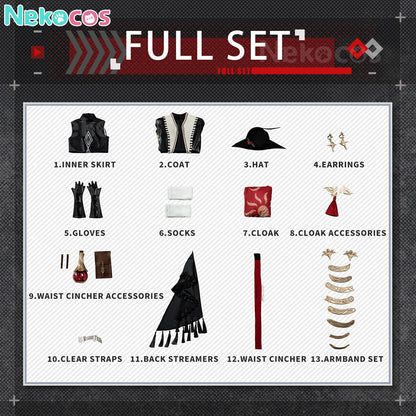 【Nekocos】Game Arknights Cosplay Exusiai the New Covenant Cosplay Costume Premium Edition | Custom-Tailor
