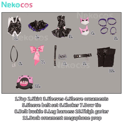 【Nekocos】Game Zenless Zone Zero Cosplay Nangong Yu Rhapsody's Muse Cosplay Costume Premium Edition | Custom-Tailor
