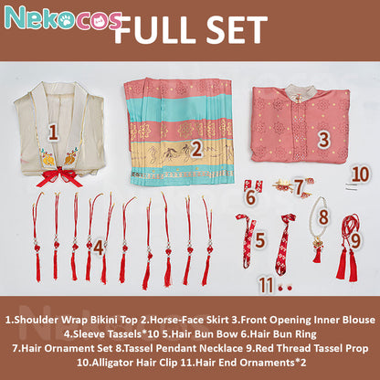 【Nekocos】Game Reverse:1999 Cosplay Sotheby The Red Thread of Fate Cosplay Costume Premium Edition | In Stock