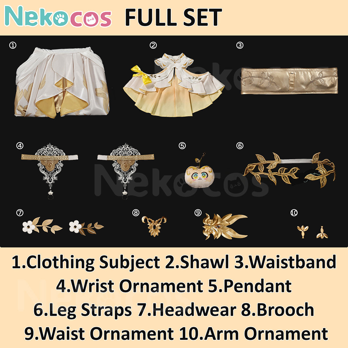 Honkai Star Rail Aglaea Cosplay Costume - In Stock NowCostume,Game,Honkai: Star Rail