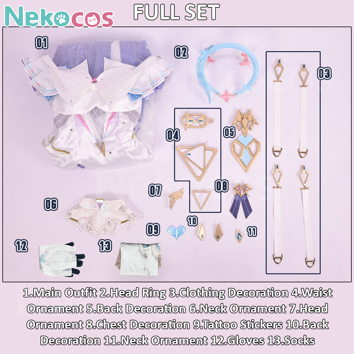 Custom-Tailored Wuthering Waves Cosplay Costume | NekocosCostume,Game,Wuthering Waves