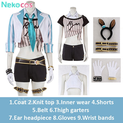 【Nekocos】Game Uma Musume Pretty Derby Cosplay Mejiro Ryan Cosplay Costume | Custom-Tailor