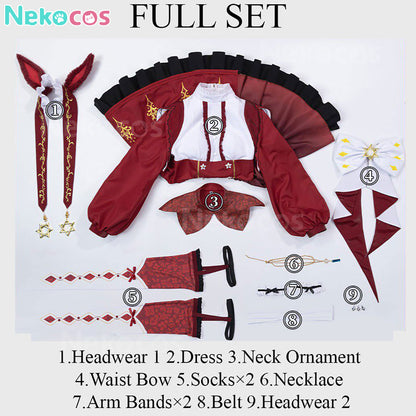 【Nekocos】Game Cosplay Red Desire Cosplay Costume | Custom-Tailor