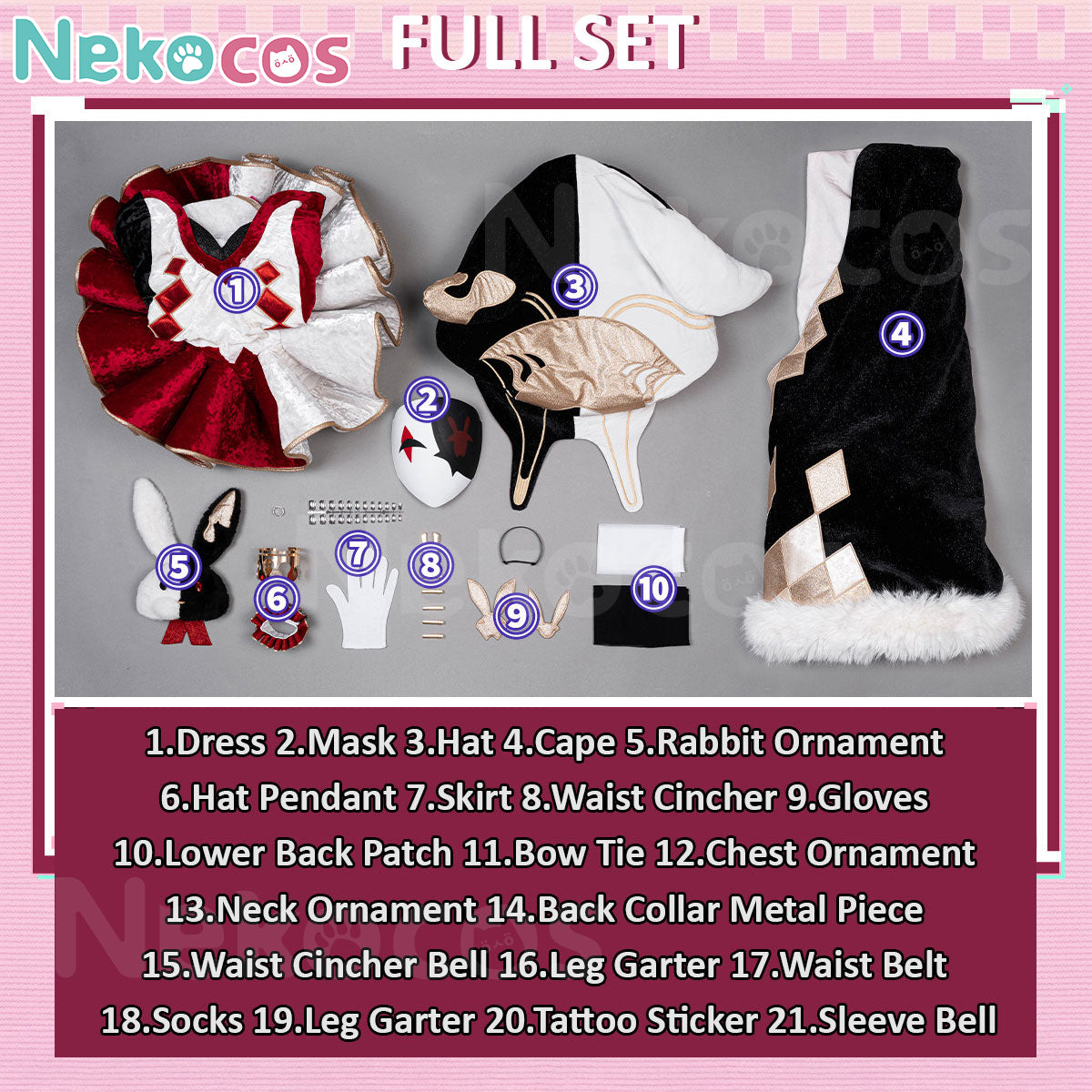 【Nekocos】Game Honkai: Star Rail Cosplay Sparxie Powerful Enemy Dossifur Cosplay Costume Premium Edition | Custom-Tailor